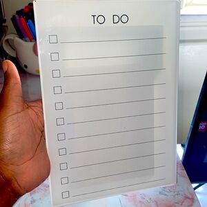 Mini Glass “To Do” Board